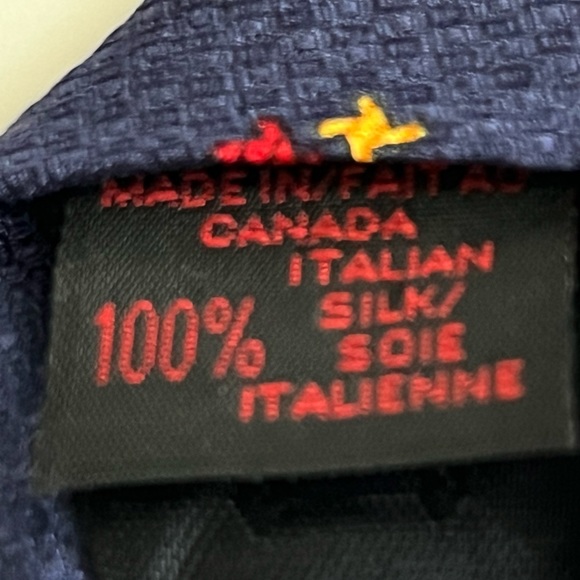 Sold♻️VTG Chaps Ralph Lauren (Not Polo) Italian Silk Neck Tie Necktie Canada - Picture 8 of 8